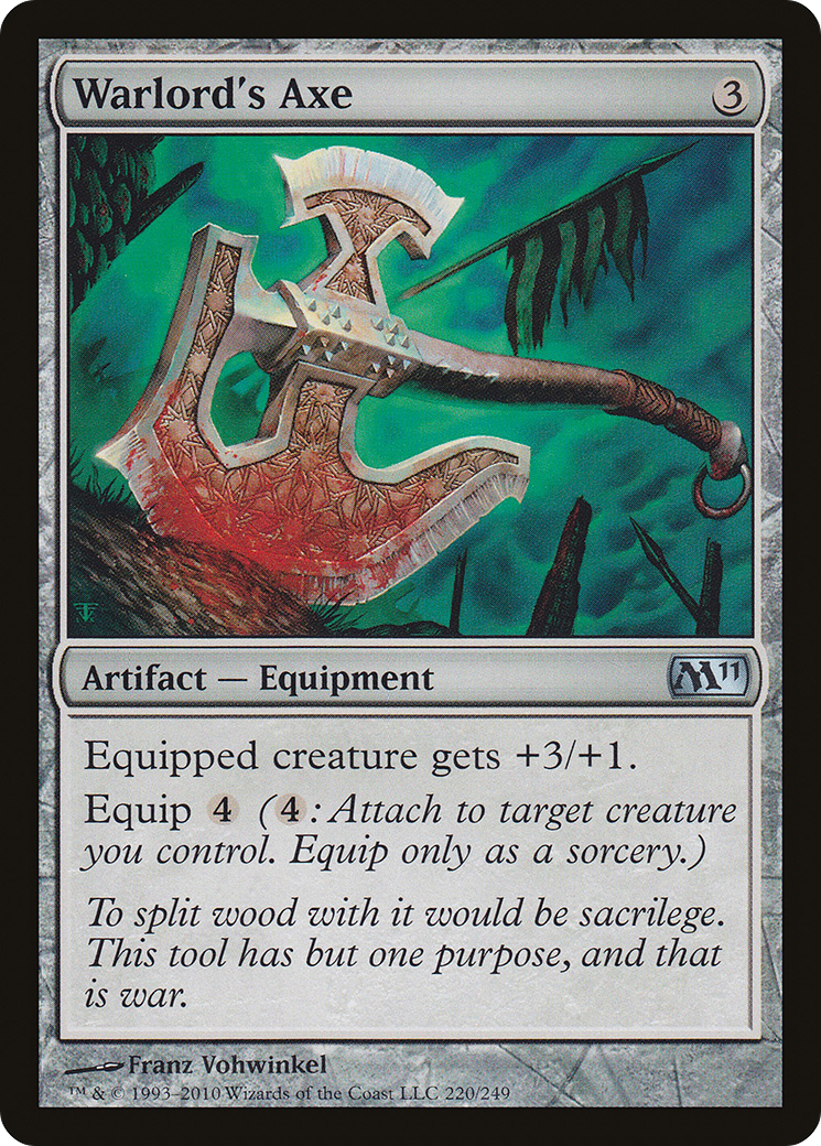 Warlord's Axe (M11-220) - Magic 2011 Foil