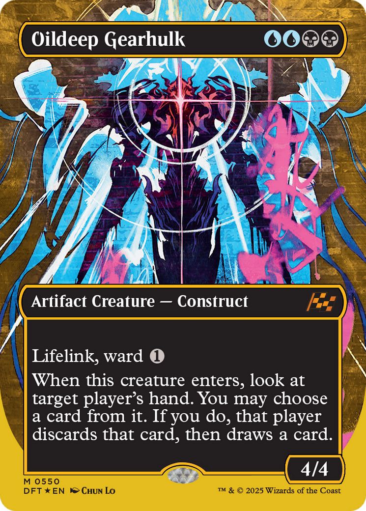Oildeep Gearhulk (DFT-550) - Aetherdrift (Borderless) Foil