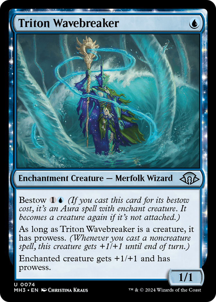 Triton Wavebreaker (MH3-074) - Modern Horizons 3: (enchantment)