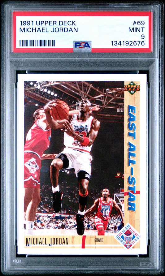 1991 Upper Deck Michael Jordan 9 PSA #69