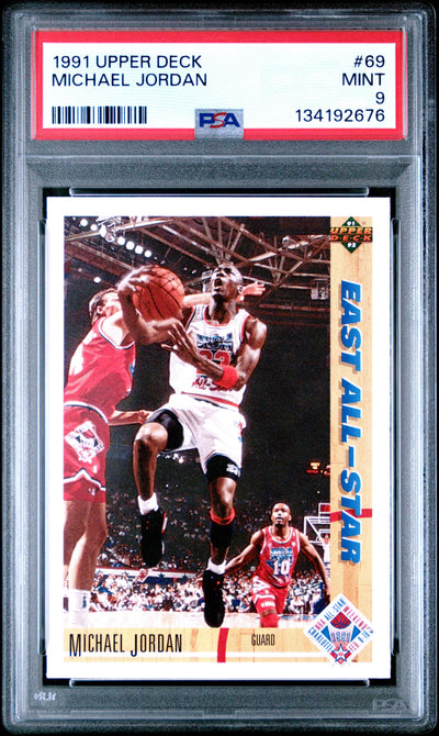 1991 Upper Deck Michael Jordan 9 PSA #69