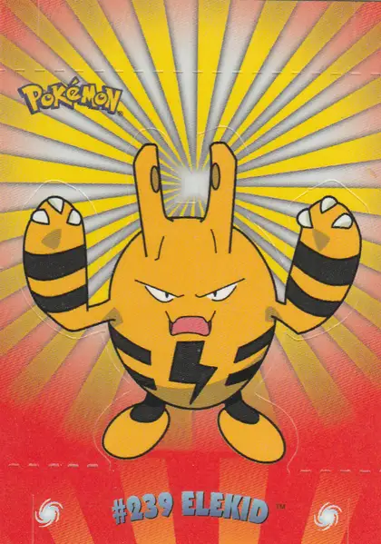 Elekid Pop Up (10 of 10) [Topps Pokemon Johto Series 1]