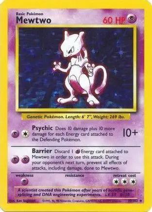 Mewtwo 010/102 - Base Set Holofoil
