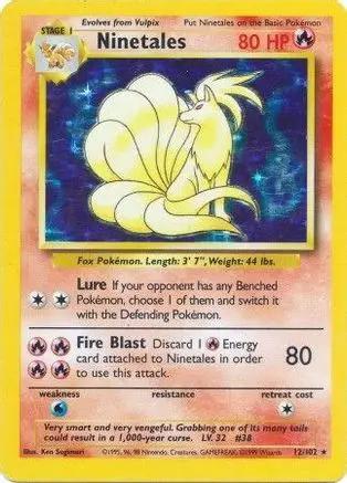 Ninetales 012/102 - Base Set Holofoil
