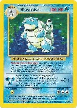 Blastoise 002/102 - Base Set Holofoil