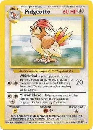 Pidgeotto 022/102 - Base Set