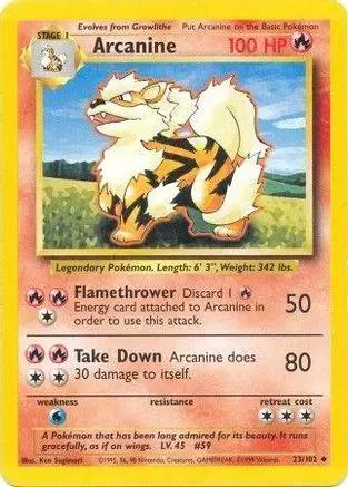 Arcanine 023/102 - Base Set