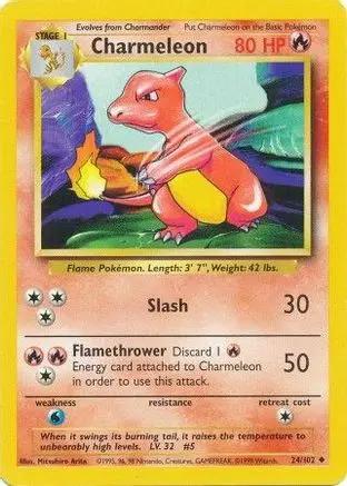 Charmeleon 024/102 - Base Set