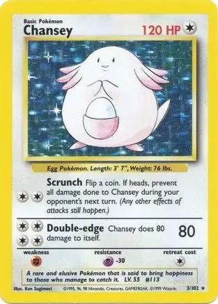 Chansey 003/102 - Base Set Holofoil