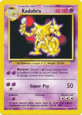 Kadabra 032/102 - Base Set