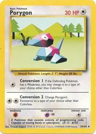 Porygon 039/102 - Base Set