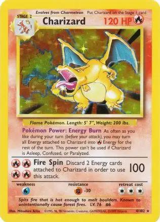 Charizard 004/102 - Base Set Holofoil