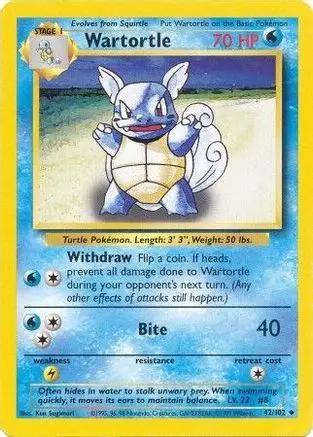 Wartortle 042/102 - Base Set