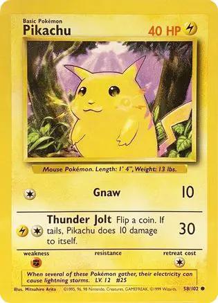 Pikachu 058/102 - Base Set