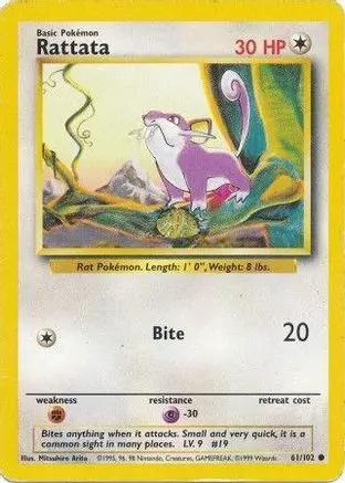 Rattata 061/102 - Base Set