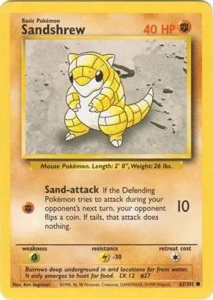 Sandshrew 062/102 - Base Set