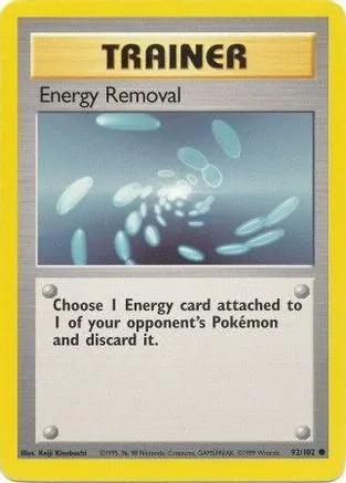 Energy Removal 092/102 - Base Set