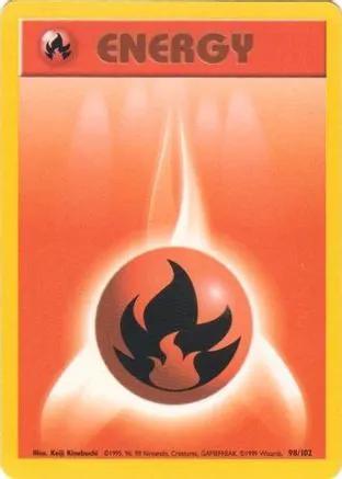 Fire Energy 098/102 - Base Set