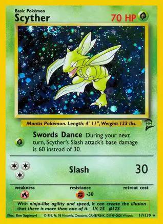Scyther 017/130 - Base Set 2 Holofoil