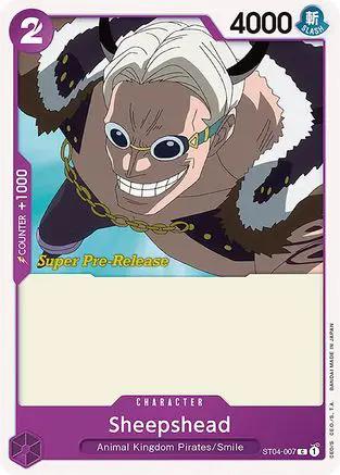 Sheepshead (ST04-007) - Super Pre-Release Starter Deck 4: Animal Kingdom Pirates