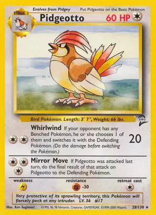 Pidgeotto 028/130 - Base Set 2