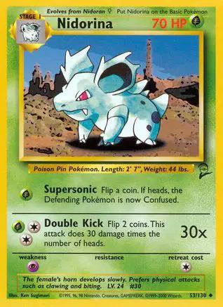 Nidorina 053/130 - Base Set 2