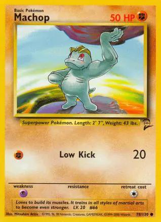Machop 078/130 - Base Set 2