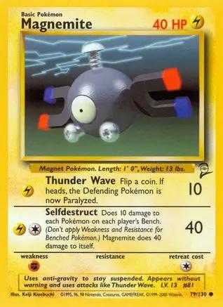 Magnemite 079/130 - Base Set 2