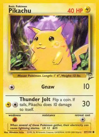 Pikachu 087/130 - Base Set 2