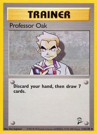 Professor Oak 116/130 - Base Set 2