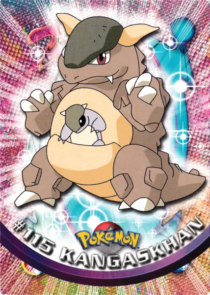 Kangaskhan Foil (115) [Topps TV Animation Edition Series 2 (Blue Logo)]