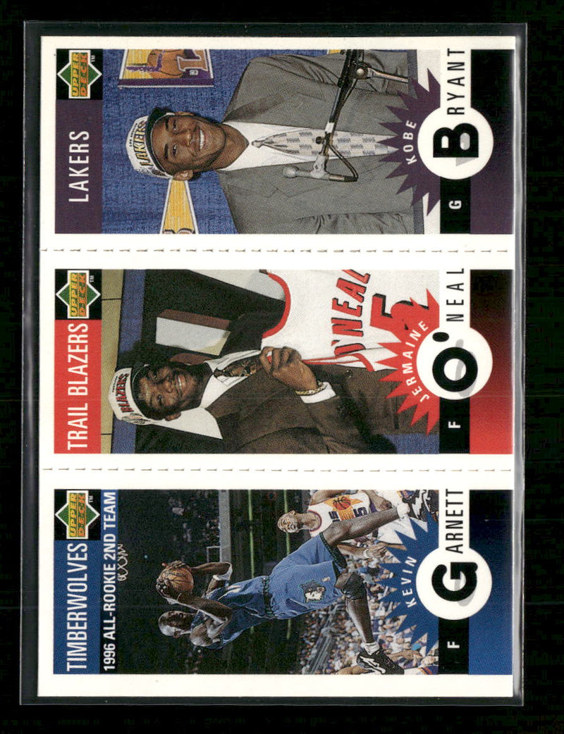 1996-97 Collector's Mini-Cards Kevin G / Jermaine O / Kobe B #M139/M158/M129