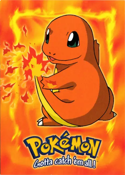 Charmander (E4) [Topps Pokemon the First Movie (First Print)]
