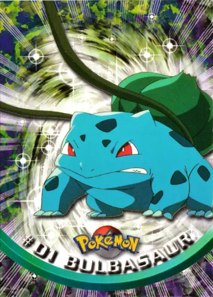 Bulbasaur (01) [Topps TV Animation Edition Series 1 (Blue Logo)