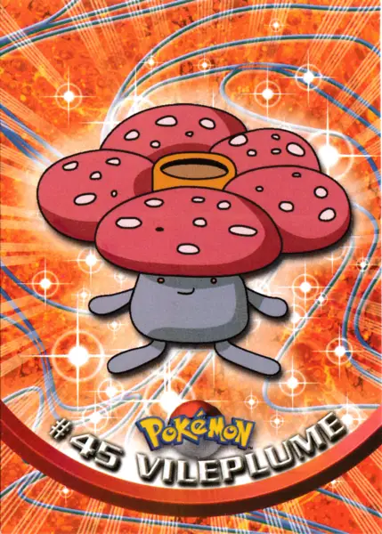 Vileplume (45) [Topps TV Animation Edition Series 1 (Second Print)]