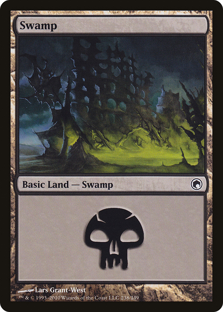 Swamp (SOM-238) - Scars of Mirrodin Foil
