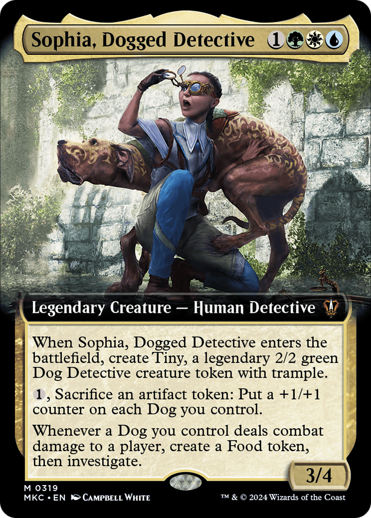 Sophia, Dogged Detective (MKC-319) - Murders at Karlov Manor Commander: (Extended Art)
