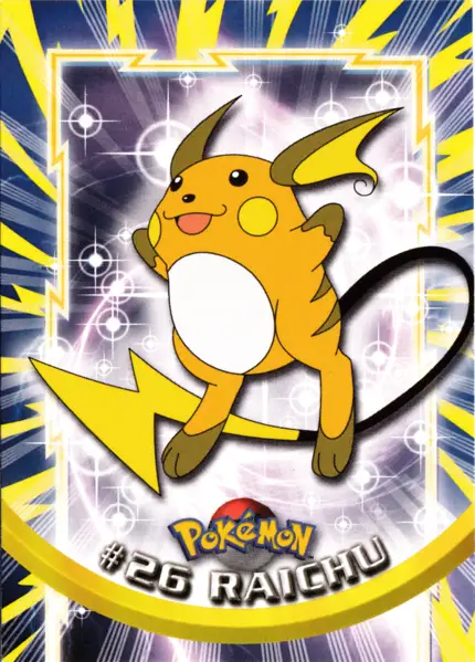 Raichu (26) [Topps TV Animation Edition Series 1 (Fourth Print)]