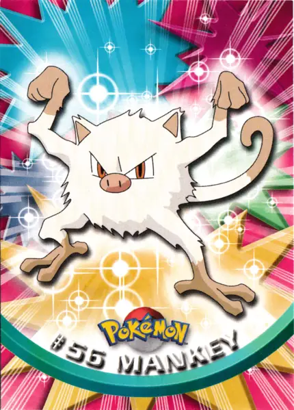Mankey (56) [Topps TV Animation Edition Series 1 (Third Print)]