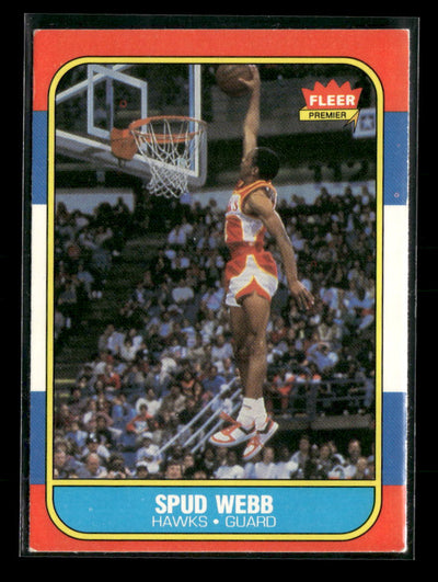 1986-87 Fleer Spud Webb Rookie #120
