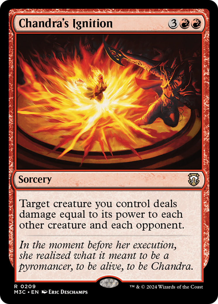 Chandra's Ignition (M3C-209) - Modern Horizons 3 Commander Foil