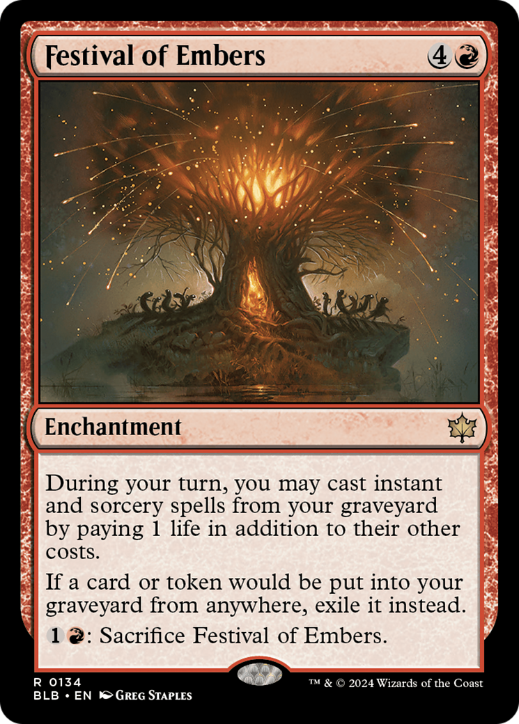 Festival of Embers (BLB-134) - Bloomburrow