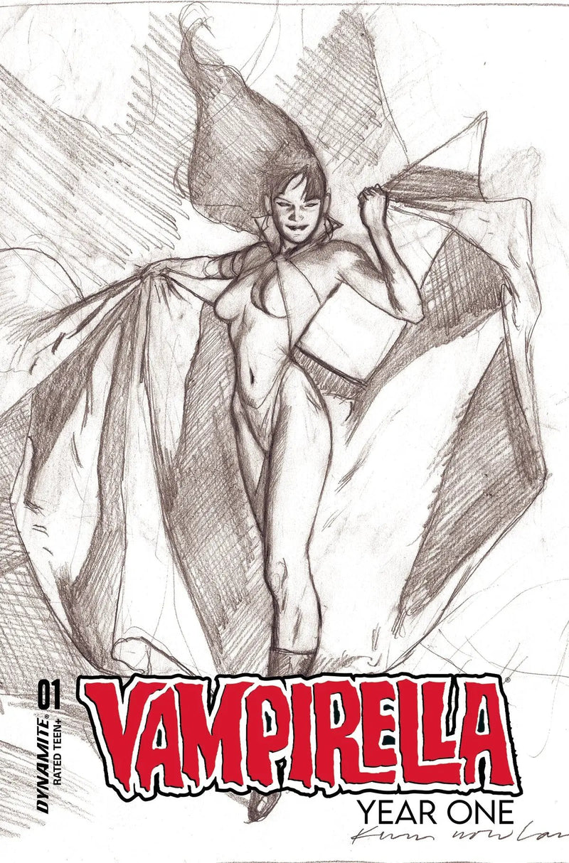 Vampirella Year One #1 G 1:10 Kevin Nowlan Pencils Ori Variant (07/27/2022) Dynamite