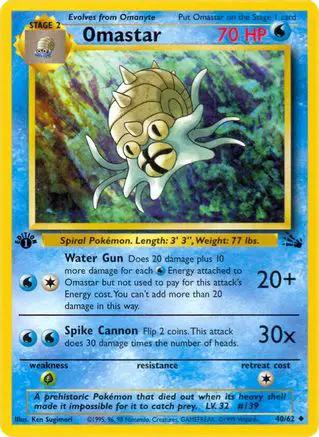 Omastar 040/62 - Fossil 1st Edition