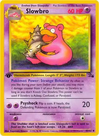 Slowbro 043/62 - Fossil 1st Edition