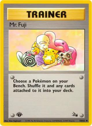 Mr. Fuji 058/62 - Fossil 1st Edition