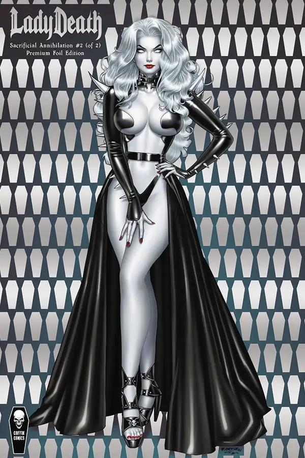 Lady Death Sacrificial Annihilation #2 (Of 2) C Richard Ortiz Premium (07/06/2022) Coffin