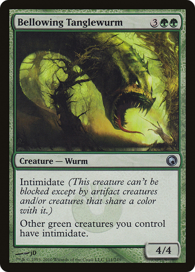 Bellowing Tanglewurm (SOM-111) - Scars of Mirrodin