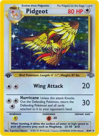 Pidgeot 008/64 - Jungle 1st Edition Holofoil
