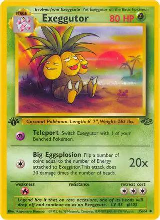 Exeggutor 035/64 - Jungle 1st Edition